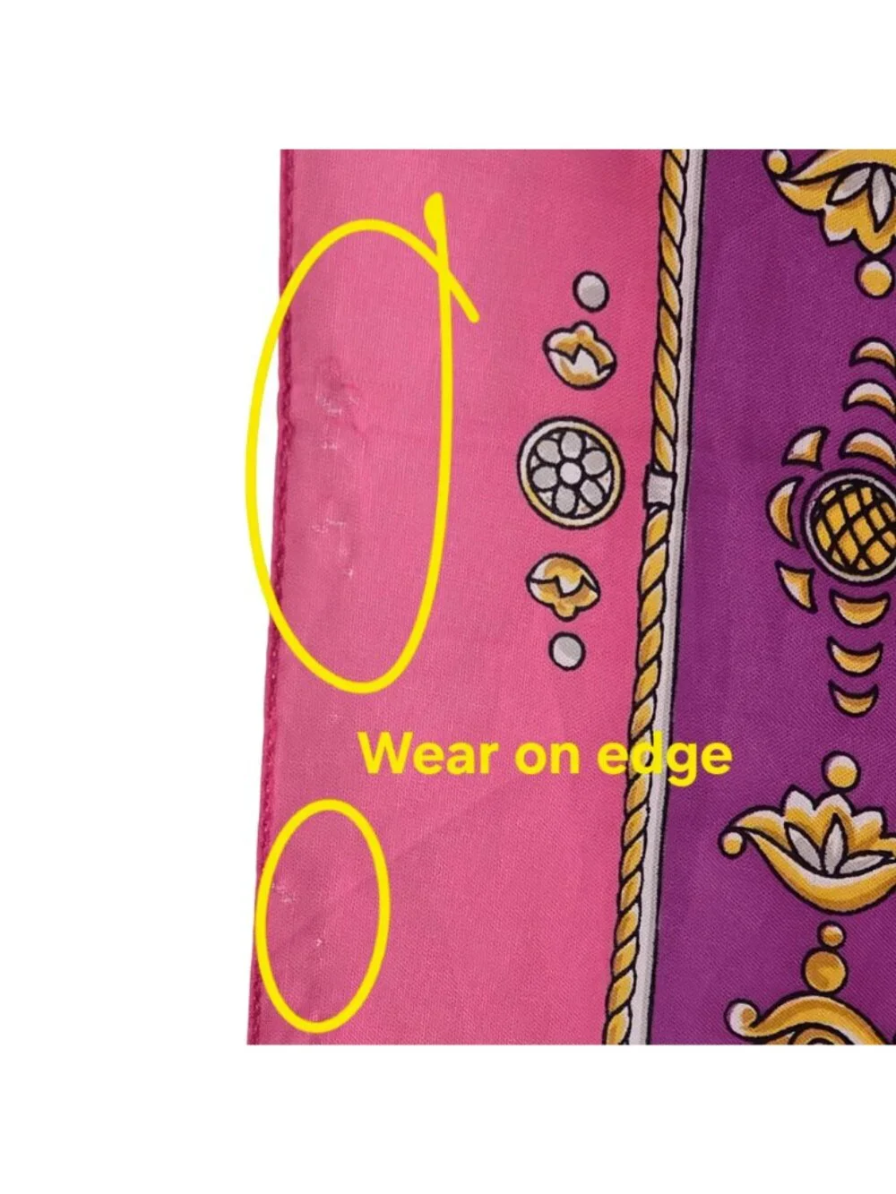 Vintage 90s Pink Purple Abstract Crown Scarf Women Accessories Colorful Square